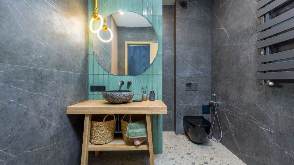 How to Install Bathroom Vanity With Plumbing in the Floor